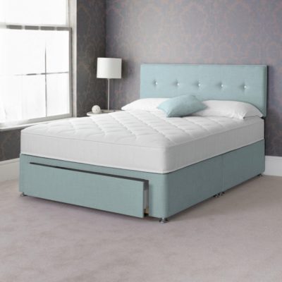 Airspring - Dalham 800 Pocket 1 Drawer Blue - Divan - Kingsize